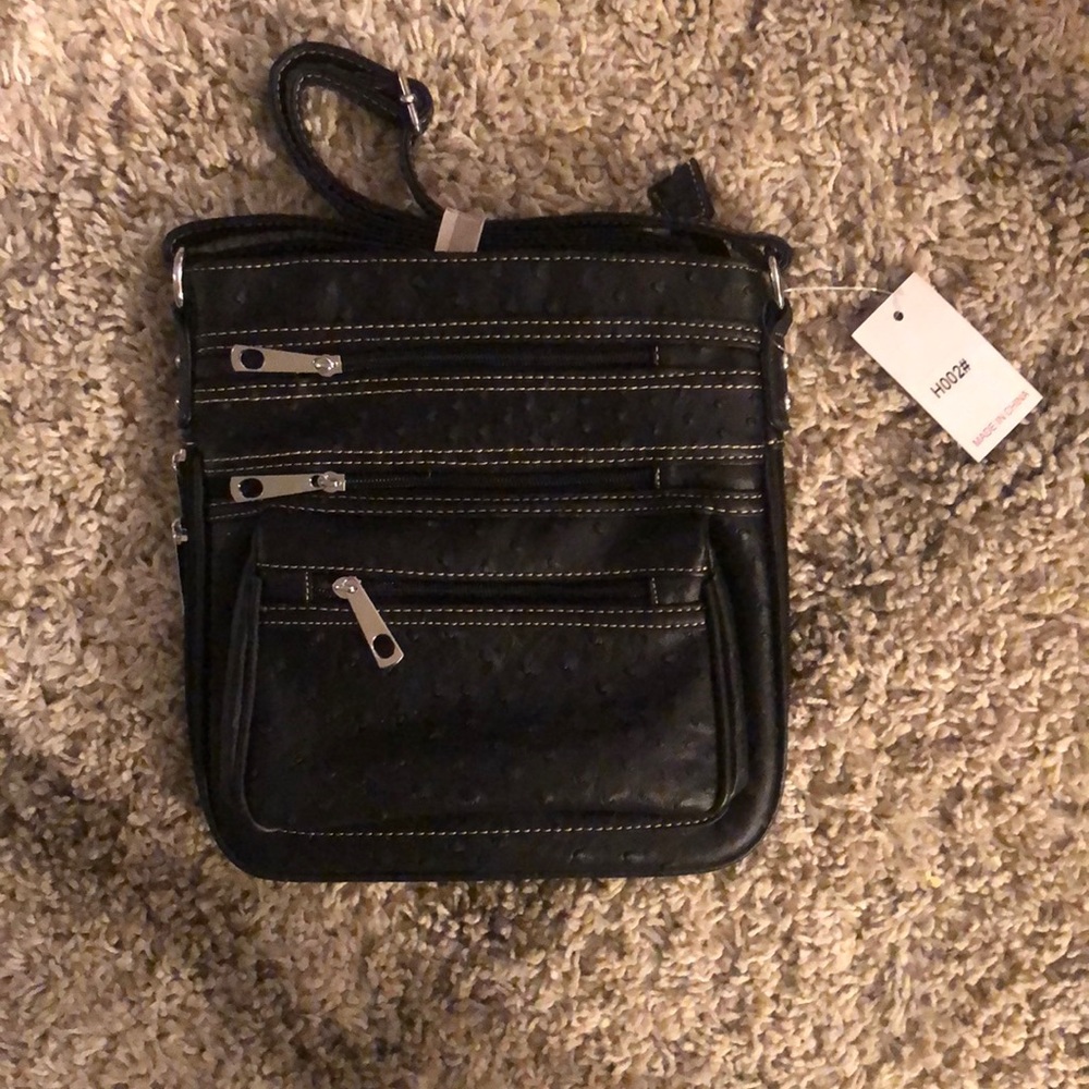 Black satchel NWT
